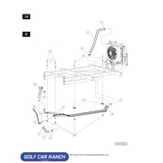 SPACER.720’’’’ SKU: 1015457 - CLUB CAR CA/XRT REPAIR PART