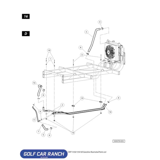 SPACER.720’’’’ SKU: 1015457 - CLUB CAR CA/XRT REPAIR PART