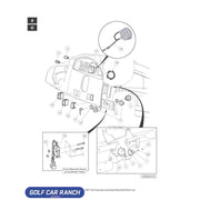 CLUB CAR LIMIT SWITCH 1014808 MICRO SWITCH