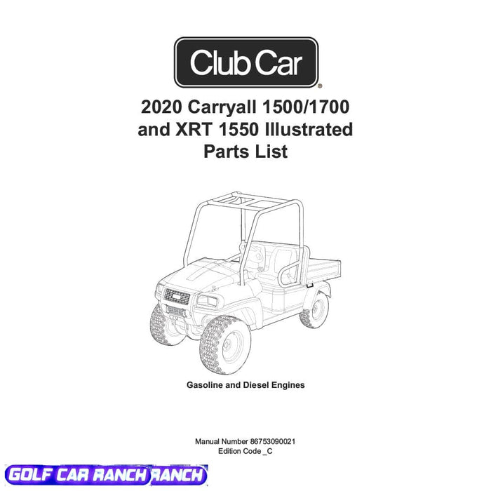 2020 Carryall 1500/1700 and XRT1550 IPL Manual (Parts)