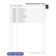 SEAL CRANKCASE KOHLER SKU: 47629680001 - CLUB CAR REPAIR PART