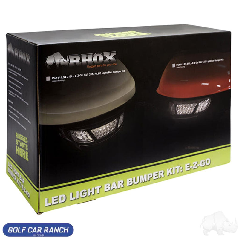 LGT-312L Light Bar Bumper Kit Complete LED E-Z-Go TXT 14+ Light Kit