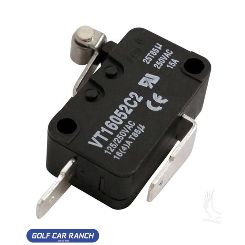 MS-008 Micro Switch 2 Terminal E-Z-Go 4 Cycle Gas 94+ Electric 94+ Non-DCS LIMIT SWITCH
