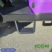 Heavy Duty Steel Sidestep Nerf Bars for ICON Golf Cart Years 2022-2025 SKU: NB-701-IC - AFM ACCESSORY
