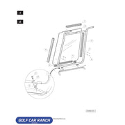 WSHLD STRAIGHT DS LSV SKU: 103757701 - CLUB CAR REPAIR PART