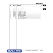 WSHLD STRAIGHT DS LSV SKU: 103757701 - CLUB CAR REPAIR PART