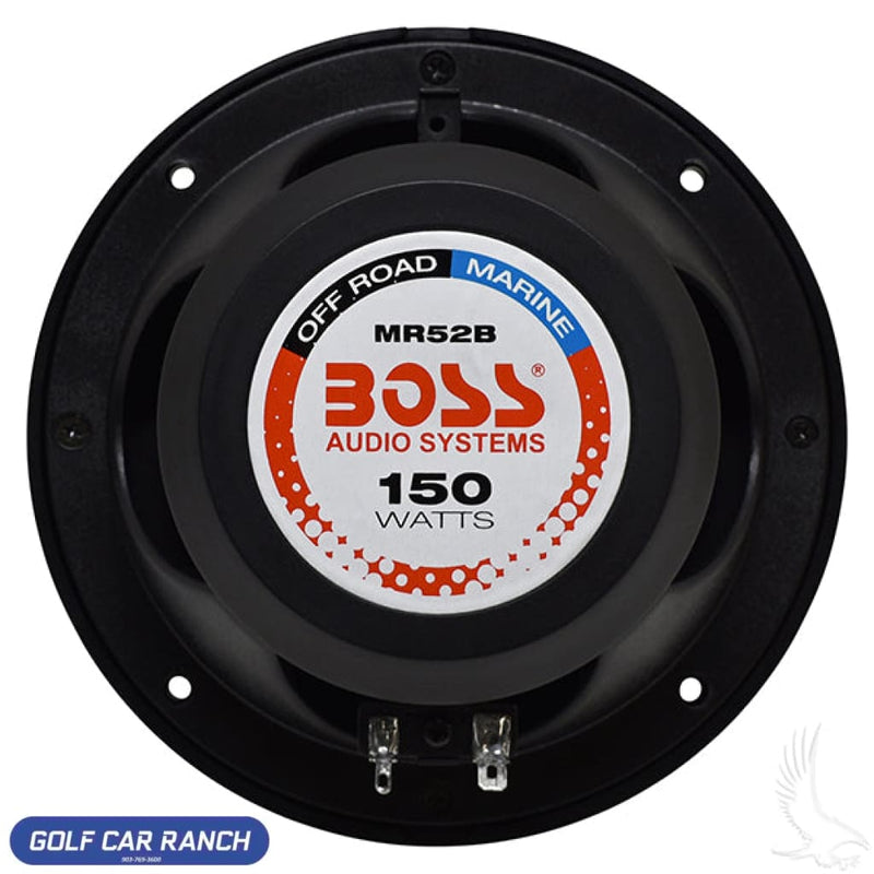 RAD-004 Speakers SET OF 2 BOSS 5.25’’ Round Marine 2-Way 150W electronic