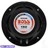 RAD-004 Speakers, SET OF 2, BOSS 5.25" Round Marine, 2-Way 150W
