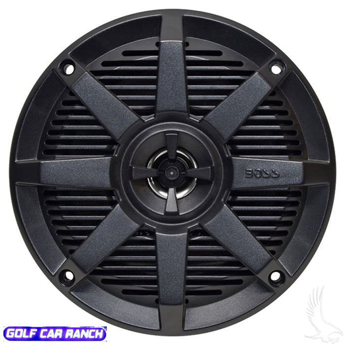 RAD-004 Speakers, SET OF 2, BOSS 5.25" Round Marine, 2-Way 150W