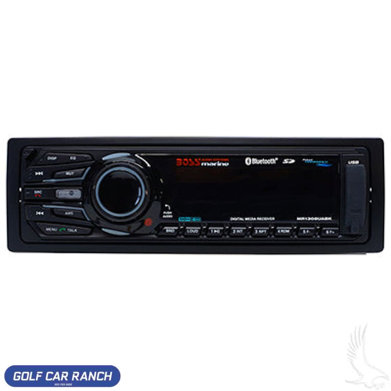 RAD-061 BOSS Dash AM/FM/MPX Bluetooth Digital Media Receiver w/MP3 Playback USB/SD/Aux Inputs-No Spkrs STEREO