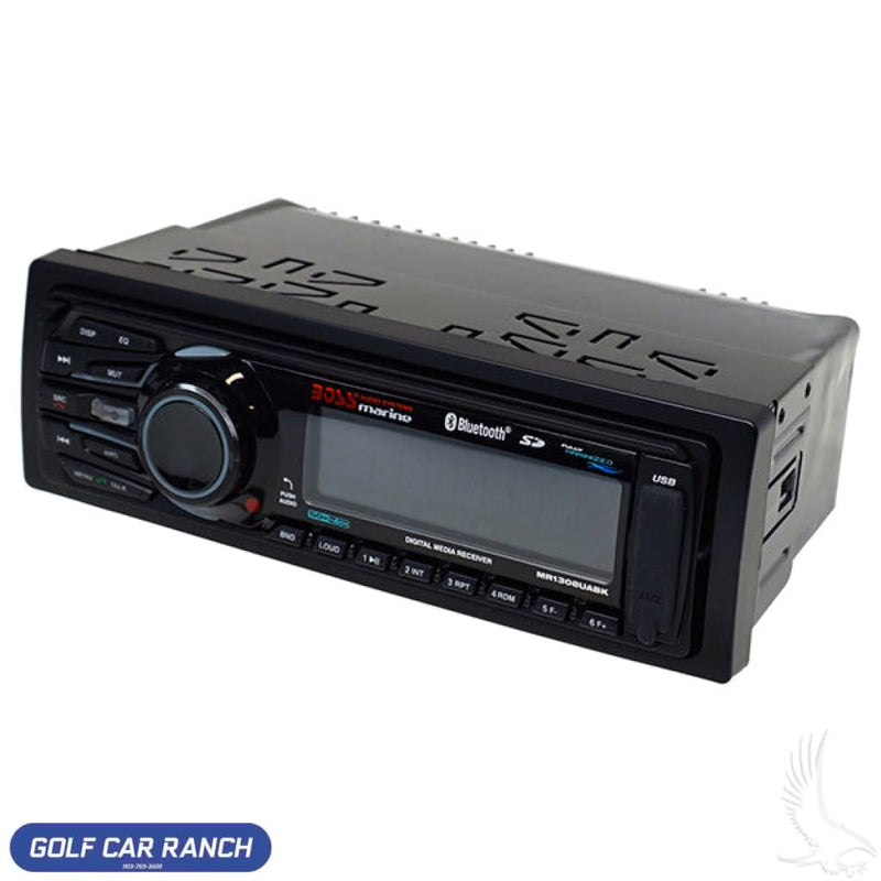 RAD-061 BOSS Dash AM/FM/MPX Bluetooth Digital Media Receiver w/MP3 Playback USB/SD/Aux Inputs-No Spkrs STEREO