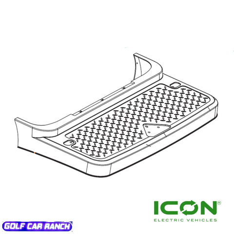 ST-717-IC Caddie Padel for ICON Golf Carts