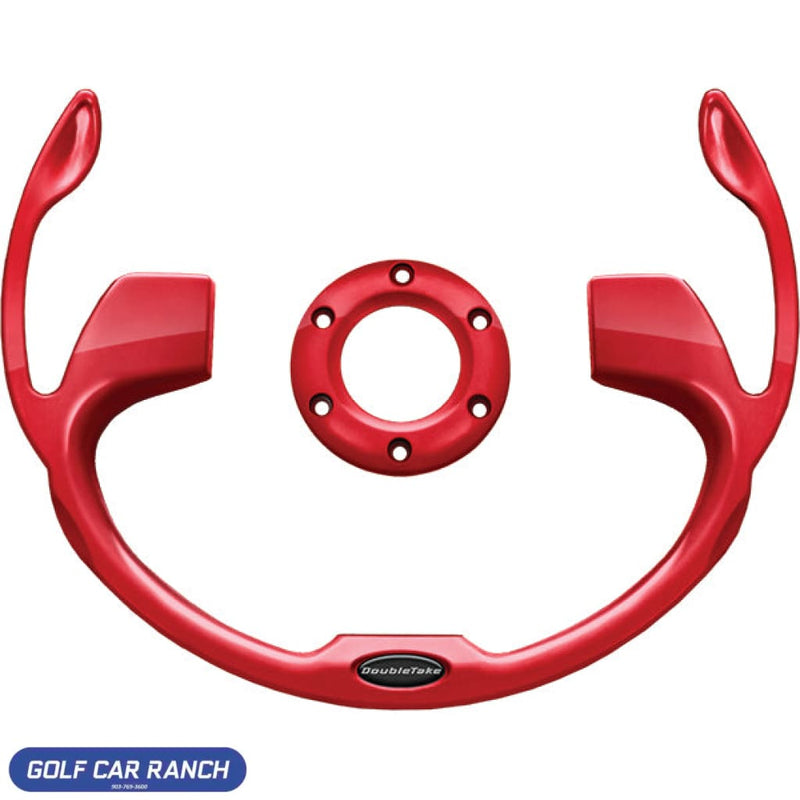 RED STEERING WHEEL INSERT - DoubleTake SKU: SW-DT0000-RD - AFM ACCESSORY