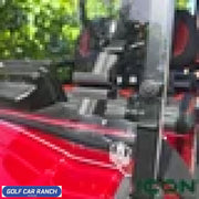 2-Piece Folding Windshield for ICON i20X i40X and i60LX Golf Carts - AFM ACCESSORY