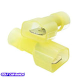 Male Disconnect 12-10 Gauge Yellow Electrical Connector