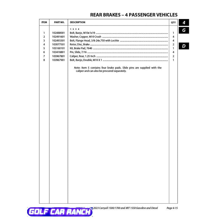 102493301 BOLT, 3/8 -24 X .75 LOCK PATCH,  CLUB CAR