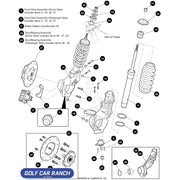 Wildwood Organic Brake Pad - 633875 EZ-GO REPAIR PART