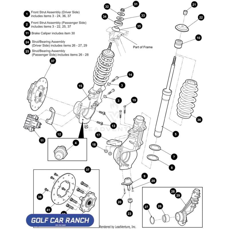 Wildwood Organic Brake Pad - 633875 EZ-GO REPAIR PART