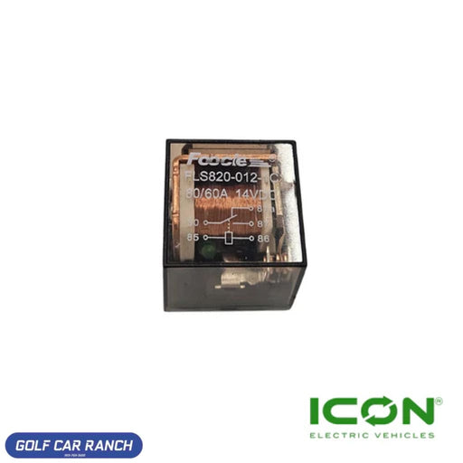ELE-706-IC 12-Volt 80Amp 5 Pin Relay for ICON Gas and ICON EV Golf Carts ELECTRICAL PARTS - RELAY
