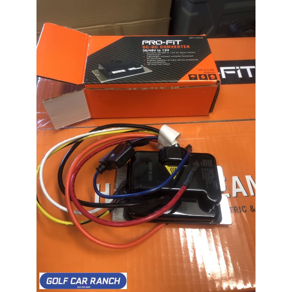その他 s2wengao DC-DC CONVERTER 36/48V to 12V DC-DC CONVERTER, 36/48V TO 12V 30AMP — GOLF CAR RANCH