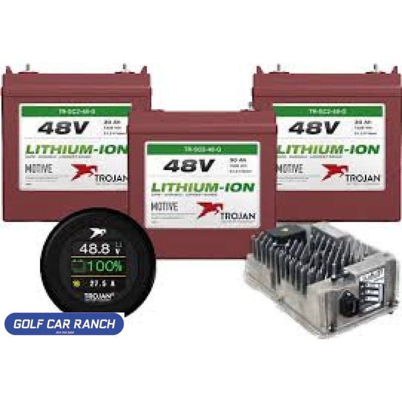 Trojan Lithium 48 Volt 3 Pack Bundle LITHIUM BATTERY