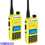 2 PACK - Rugged GMR2 PLUS GMRS and FRS Two Way Handheld Radios - Grey