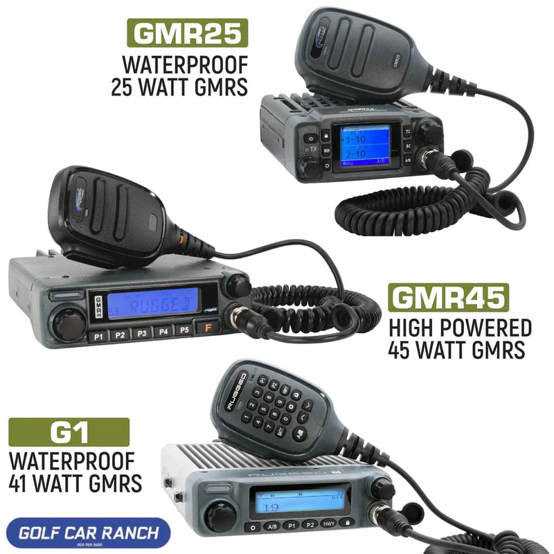Two-Way GMRS Mobile Radio Kit,Jeep Wrangler JL JLU and Gladiator JT 2-WAY RADIO