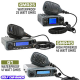 Two-Way GMRS Mobile Radio Kit,Jeep Wrangler JL, JLU, and Gladiator JT