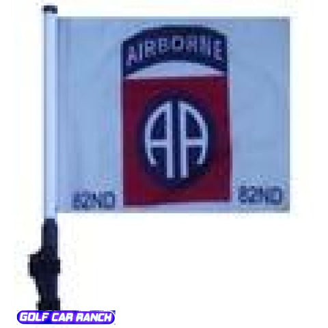 82Nd Airborne Golf Cart Flag