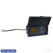 Charge Port Dual Usb/cigar Electrical Parts