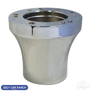 STEERING WHEEL ADAPTER - RHOX CLUB CAR Onward Precedent Tempo / CHROME AFM ACCESSORY