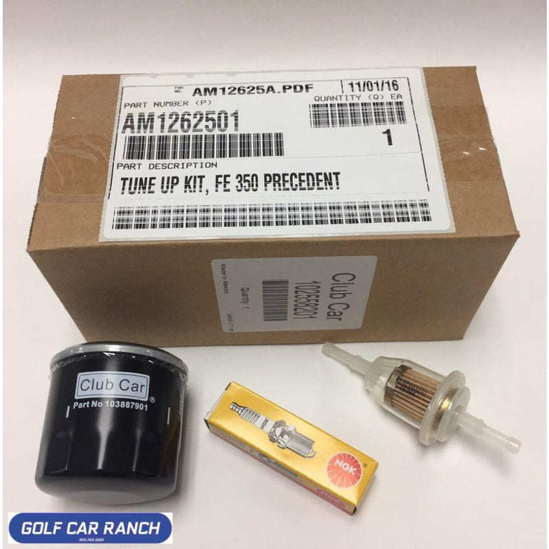AM1262501 Tune Up Kit Club Car Precedent FE350 4 cycle with oil filter (carburetor) TUNE UP KIT