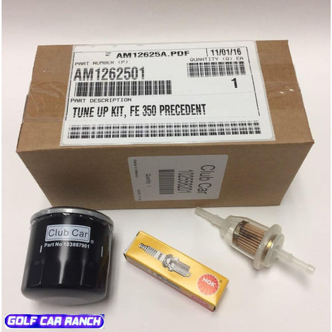 AM1262501 Tune Up Kit, Club Car Precedent FE350 4 cycle with oil filter (carburetor)