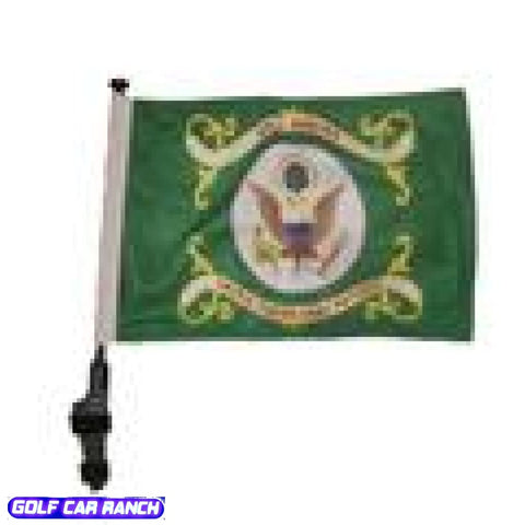 Army Retired Golf Cart Flag