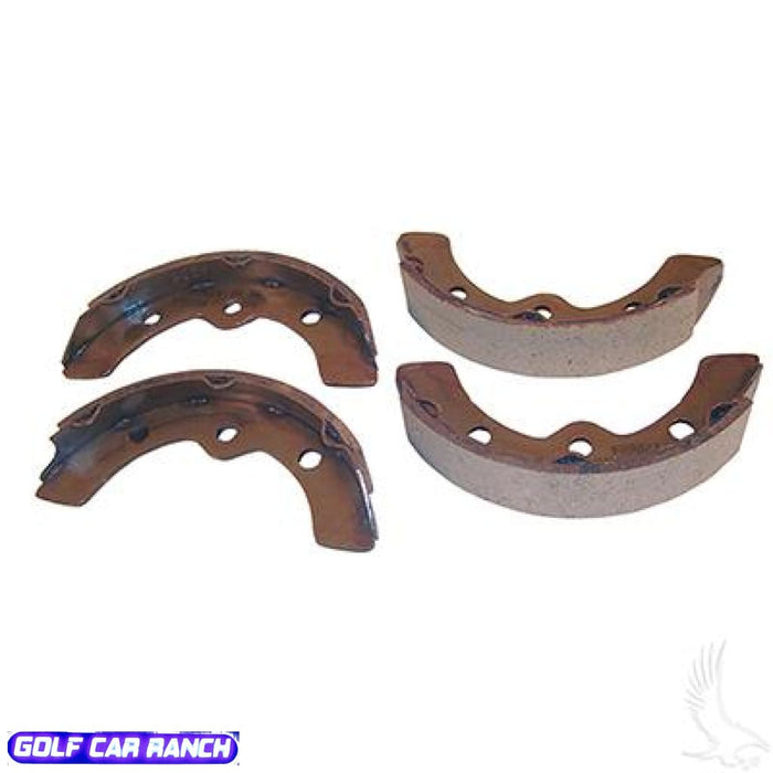 MACHOIRES DE FREIN, BRK-004 ENSEMBLE DE 4, EZ-Go 82-86 1/2, Club Car 81-94, Yamaha 2 temps essence 78-81 