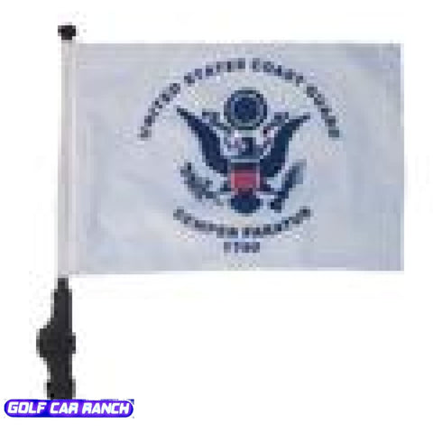 Coast Guard Golf Cart Flag