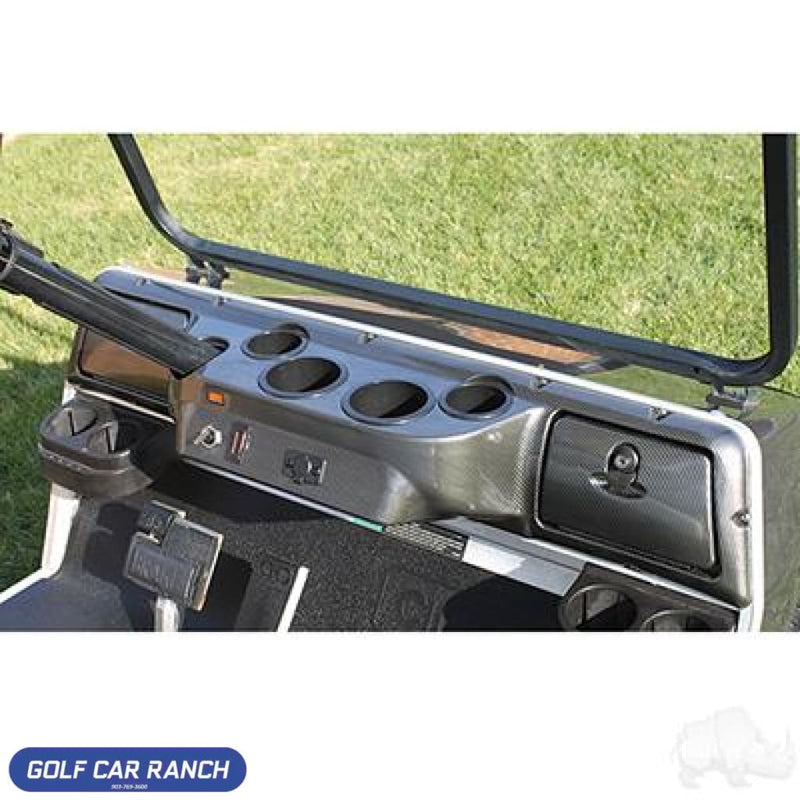 Dash Carbon Fiber 4 Cup Club Car Ds Carbon Fiber Dash