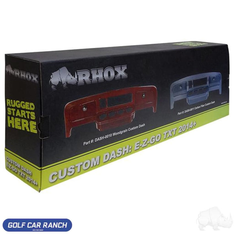 Dash Carbon Fiber E-Z-Go Txt 14+ Carbon Fiber Dash