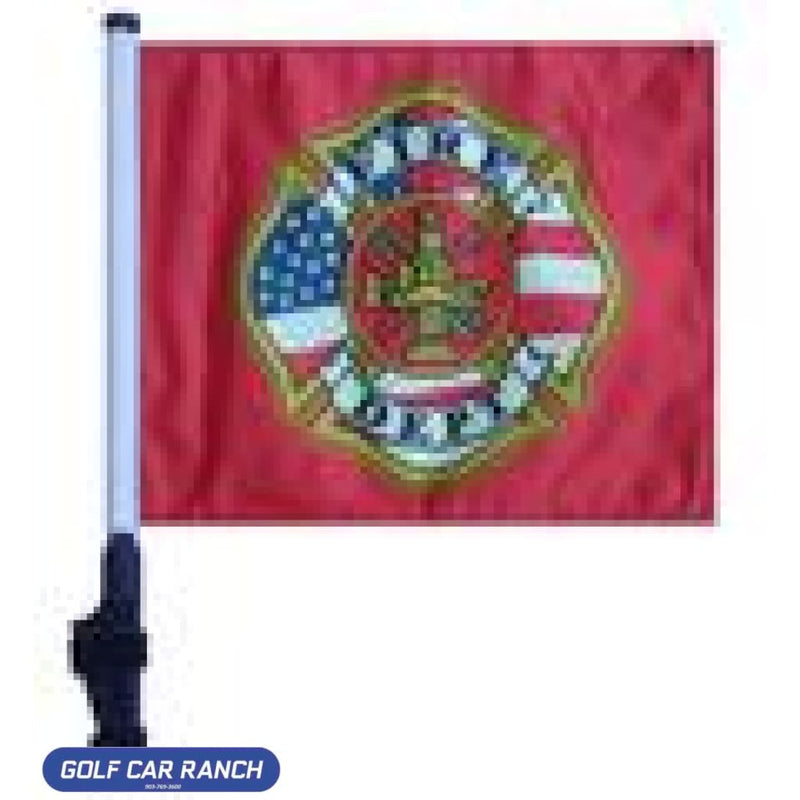 Fire Department Golf Cart Flag