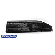102519301 DECAL WARNING OCCUPANT DECAL - CC