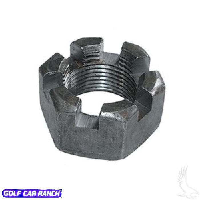 Slotted Nut Axle 1- 14 E-Z-Go Axle