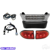 Light Kits Club Car Precedent 08.5+ W/ 12V Batteries. Basic Led Light Bar Kit - Includes Wiring