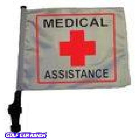Medical Assistance Golf Cart Flag