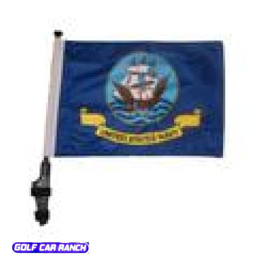 Navy Golf Cart Flag