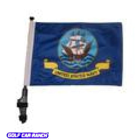 Navy Golf Cart Flag