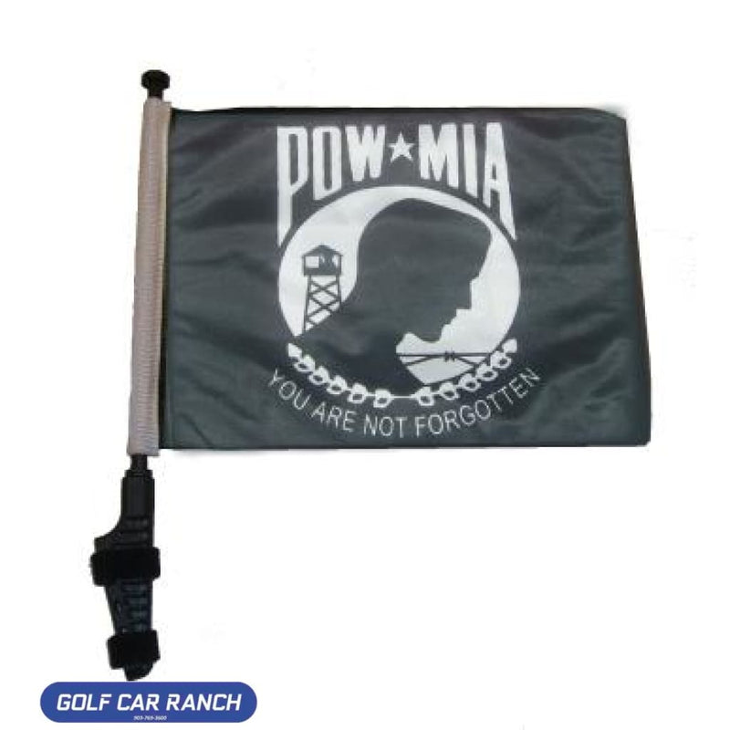 Pow * Mia Golf Cart Flag