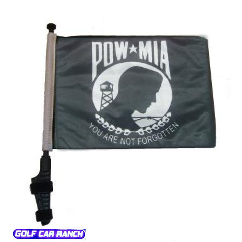 Pow * Mia Golf Cart Flag