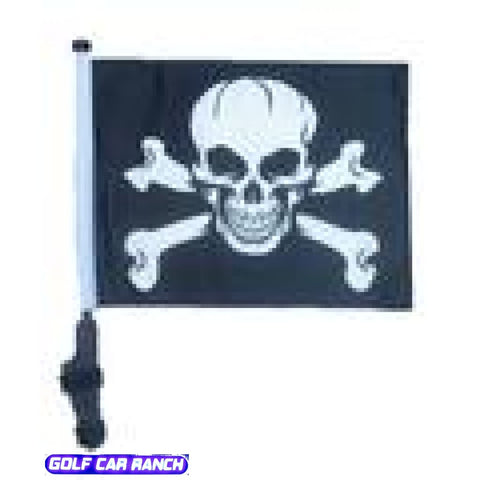 Jolly Roger Pirate Golf Cart Flag