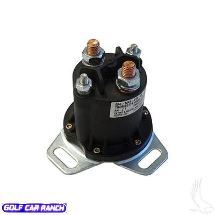 Solenoid 12V 4 Terminal Copper Club Car Gas 84+ Solenoid