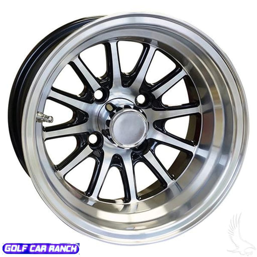 Wheel 14 Phoenix Machined Spoke Custom Wheels With Multiple Color Options Black